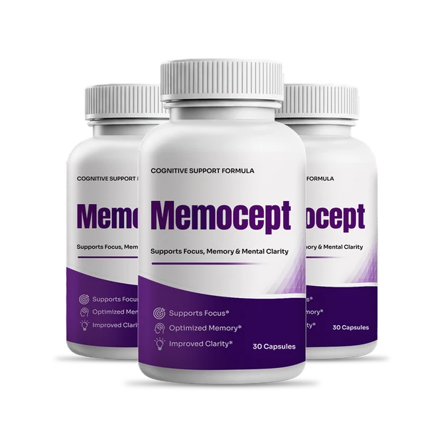 Memocept® 7-ingredient nootropic capsules — 30 capsules per bottle